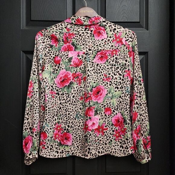 Esqualo Tiger Rose Blouse - Picture 10 of 12